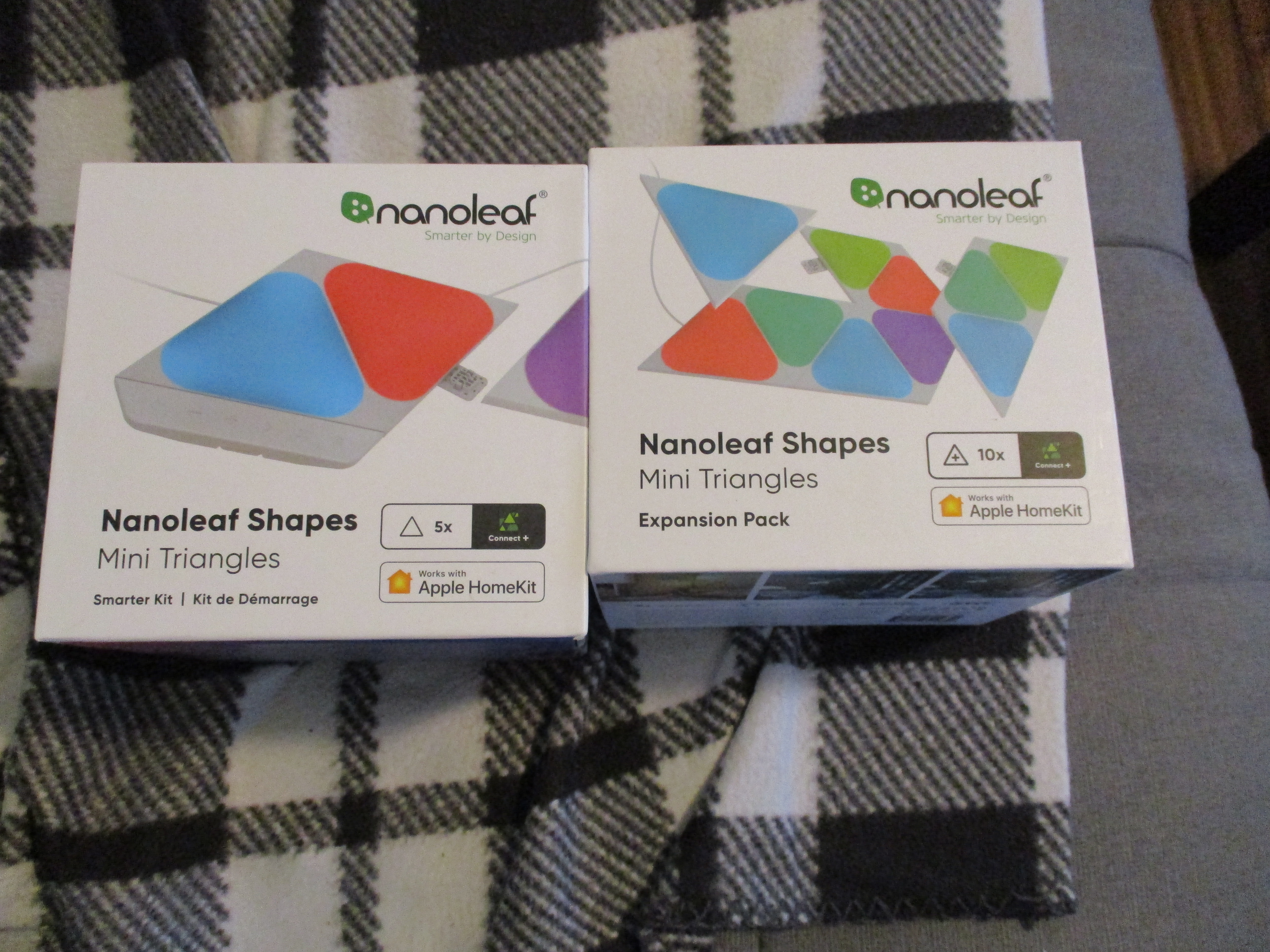 Kit de démarrage Shapes Triangles & Mini Triangles de Nanoleaf (9
