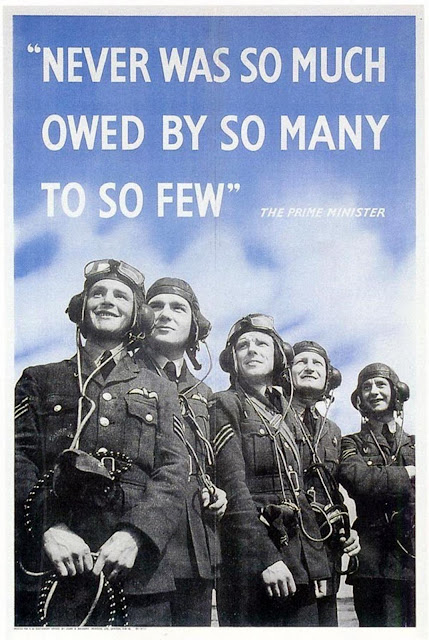 Never was so much owed by so many to so few