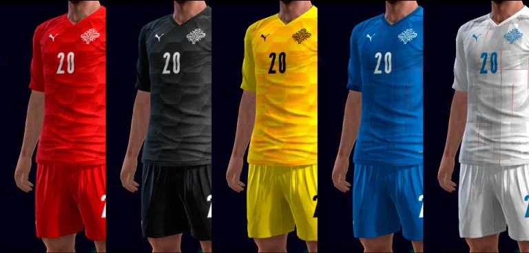 Iceland National Team 2020-2022 Kits For PES 2013