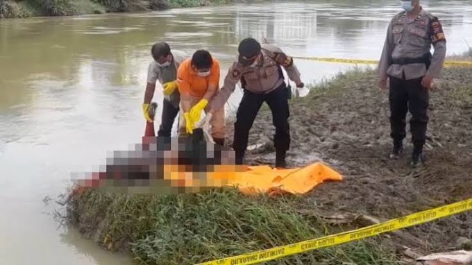 Geger, Mayat Tanpa Identitas Ditemukan Mengapung di Sungai Padang Tebing Tinggi 