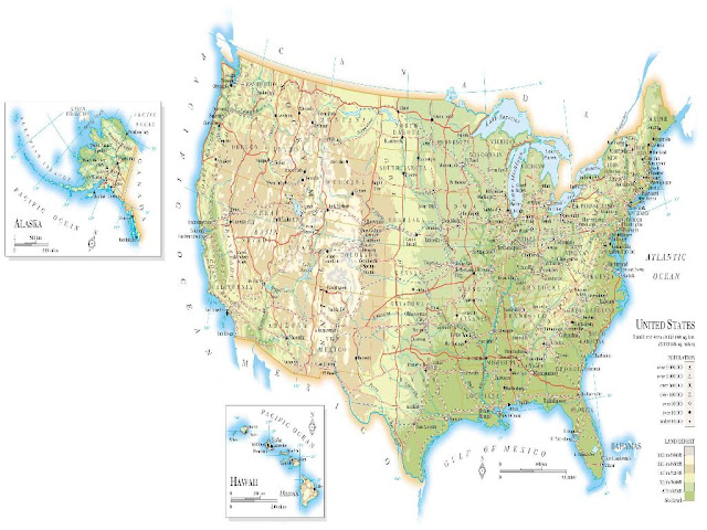 United States Map Large 