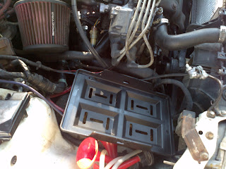 battery tray doesn't fit, distributor, battery, civic, 1991