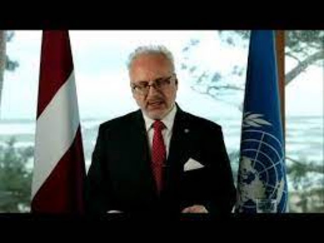Inilah Pidato Presiden Latvia, Egils Levits Saat Berbicara di Debat Umum PBB ke 75.lelemuku.com.jpg