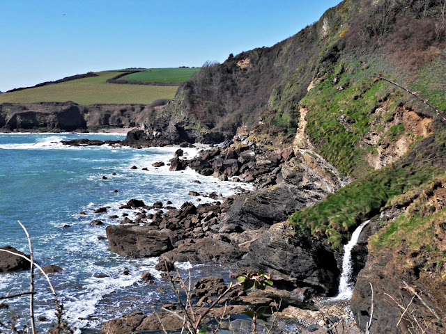 Cliffs near Trenarren, Cornwall