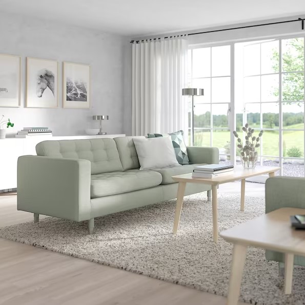 sage green sectional with chaise