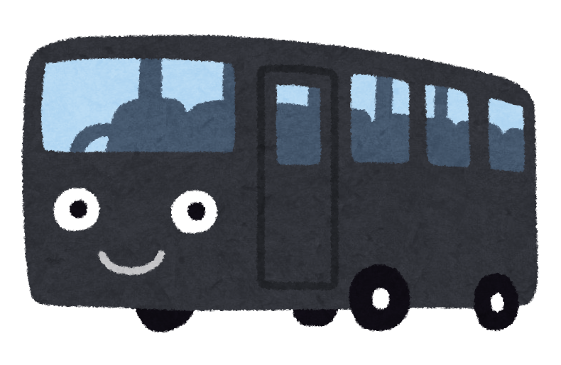 いろいろなバスのキャラクターのイラスト かわいいフリー素材集 いらすとや