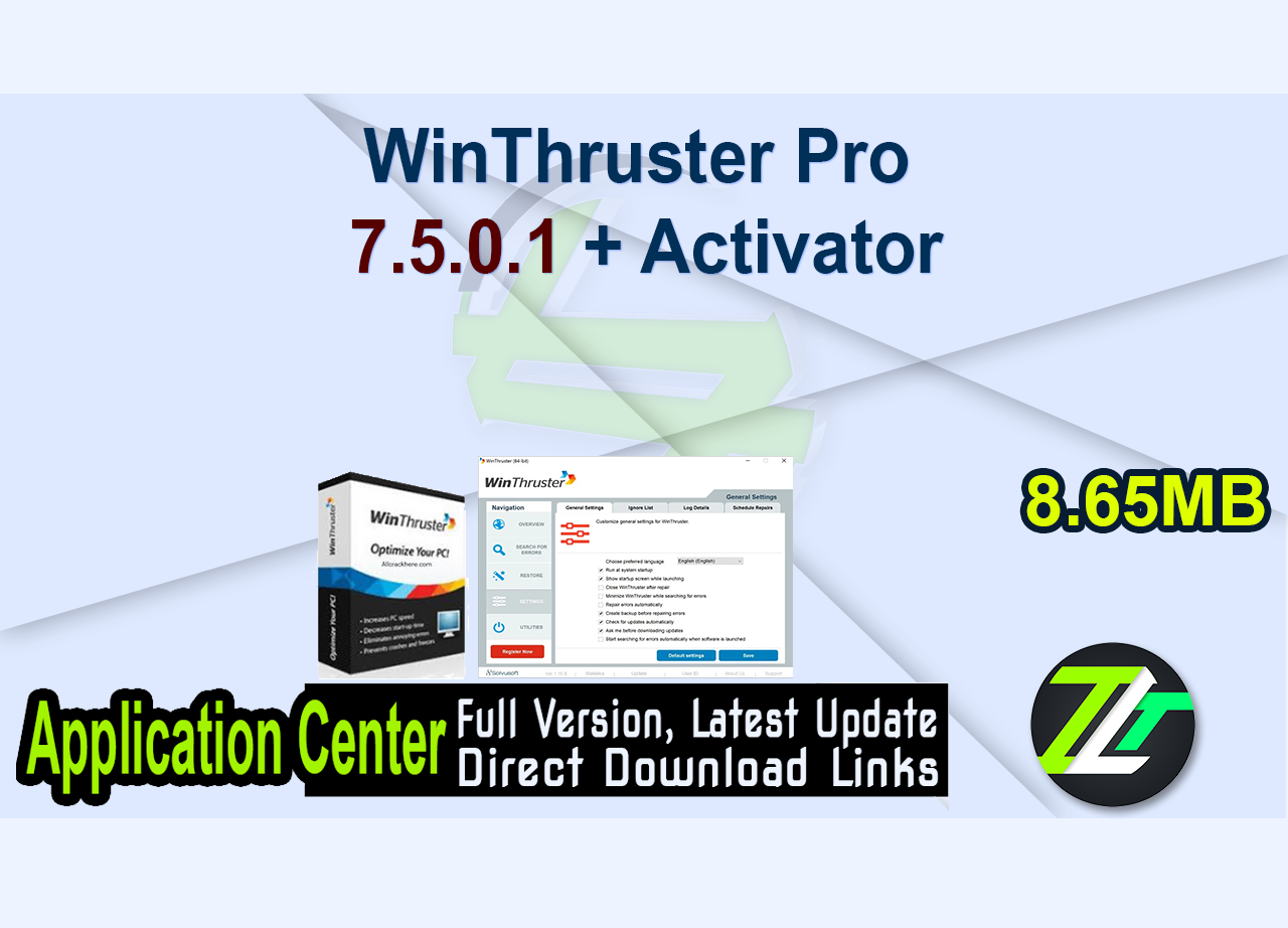 WinThruster Pro 7.5.0.1 + Activator