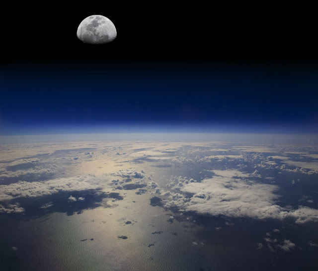 The Earth's Atmosphere Extends Far Beyond the Surface