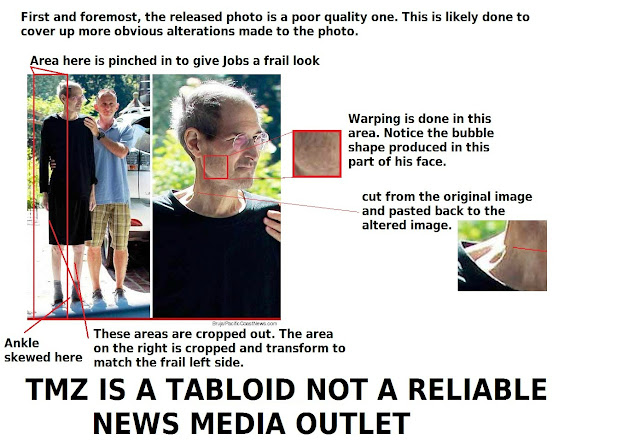 Steve Jobs Cancer Picture Fake
