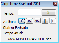 Stop Time para o Brasfoot 2011