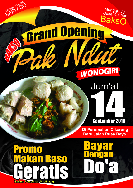 Brosur Mie Ayam Bakso Agen87