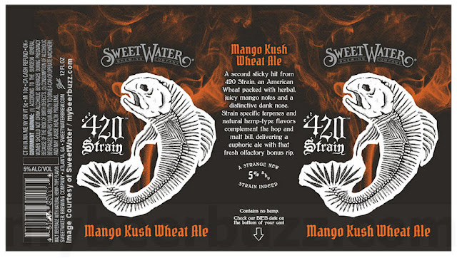 SweetWater Adding 420 Strain Mango Kush Wheat Ale Cans & Bottles