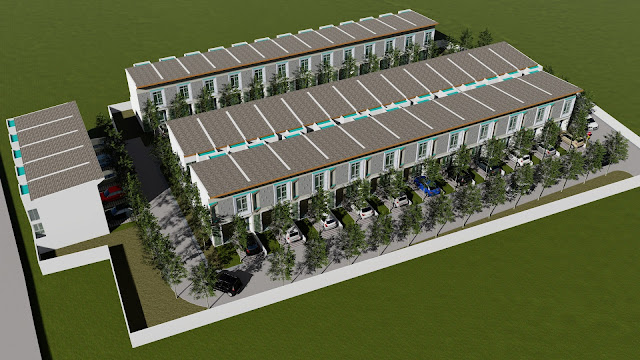 gambar cluster townhouse