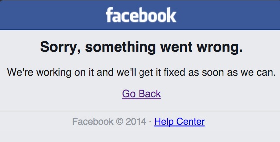 facebook down, facebook is down, facebook, down, not working, 24 September 2015., September 2015, issue, error, 