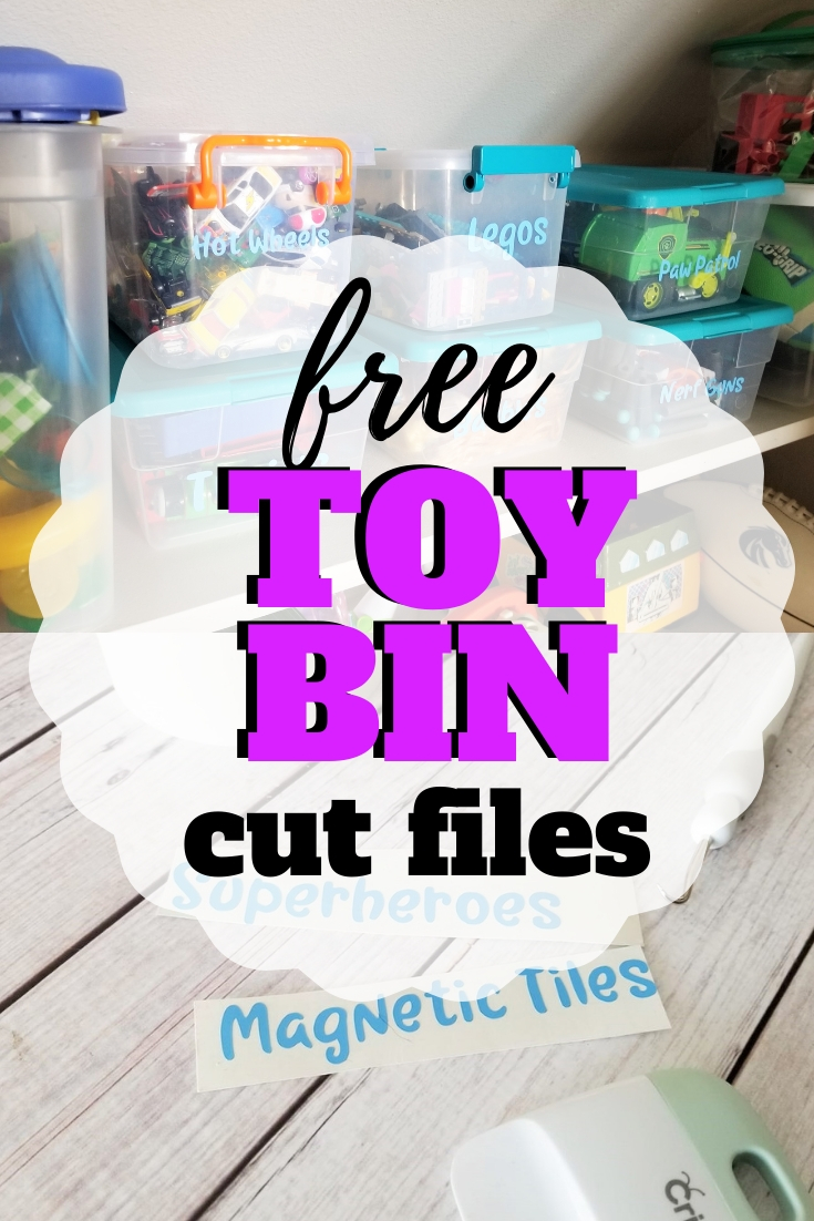 How to Make Picture Toy Bin Labels with a Cricut - The Homes I Have Made
