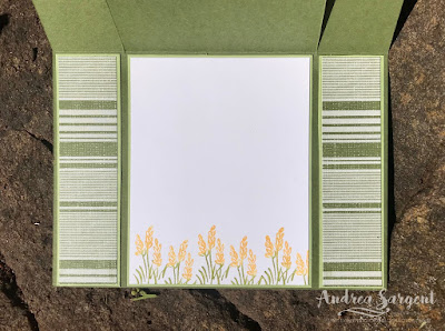 Andrea Sargent, Independent Stampin Up Demonstrator, South Australia, Happy Tails, Peaceful Place, Watercolour, fancy fold