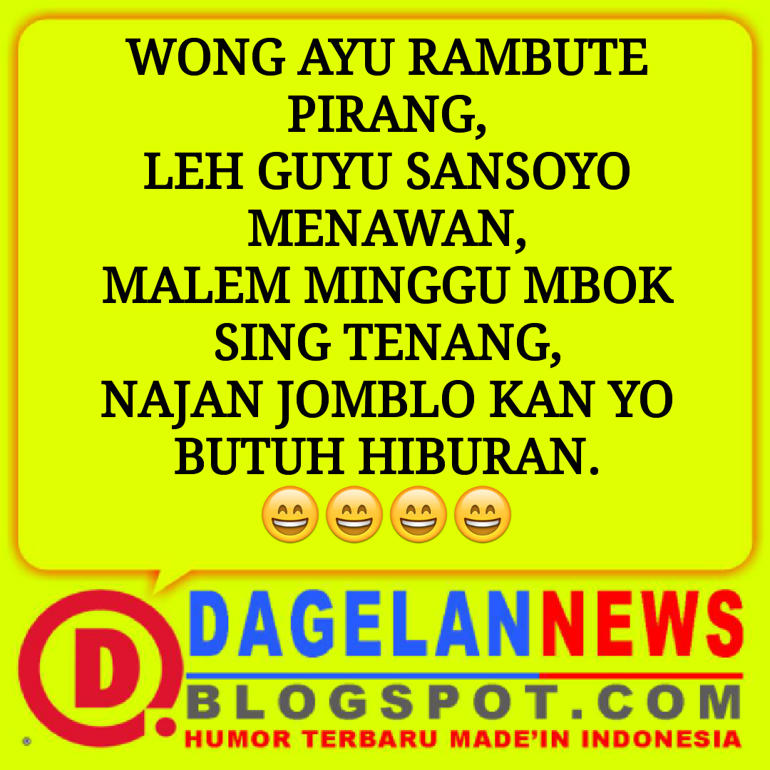 DAGELAN NEWS HUMOR LUCU TERBARU