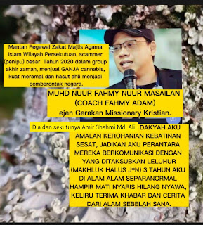 Puteri Nur Cahaya, Cikgu ieta, bongkar, scammer, busuk hati, bongkar kegiatan bomoh ilmu hitam, bongkar ajaran sesat, gerakan new age, pesanan, sihir, Rahsia, Keturunan, rahsiakan, PNC ci, jaga silatur rahmi, silat, penyambung, silatur rahmi, jenayah cyberbully, jenayah body shaming, akidah, scammer akidah, bongkar scammer, psikik scammer, penunggang agama, kumpulan ajaran sesat, scammer, scammer alert, scammers, scammer malaysia, scammer aqidah, coach scammer, doktor scammer, perawat scammer, amir shahmi md ali scammer, amid shahmi md ali gila isim sakit jiwa, bomoh scammer, fahmy adam scammer, fahmy adam gila isim sakit jiwa, haniz zerstoren gila isim sakit jiwa, gila isim, sakit jiwa, adab, akidah, jaga adab, jaga akidah, bomoh ilmu hitam, akhir zaman teori konspirasi, gerakan new age, gerakan missionary kristian, esq 165, ilmu karuuhun, ilmu leluhur, leluhur jin