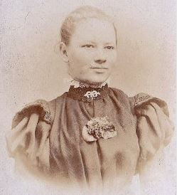 Alice Beatrice Gale - a sepia photograph of my great grandmother