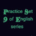 Practice set 9 of the ENGLISH SERIES (Error detection, phrase replacement,fillers,  Para jumbles)( new pattern) for  SBI IBPS CLERK MAINS 