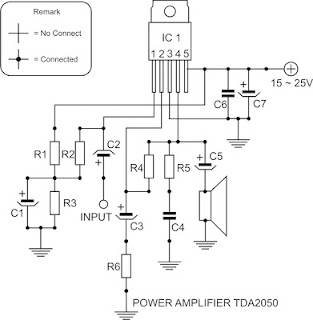  TDA2050 Power Amplifier Circuit Electronic Circuit 
