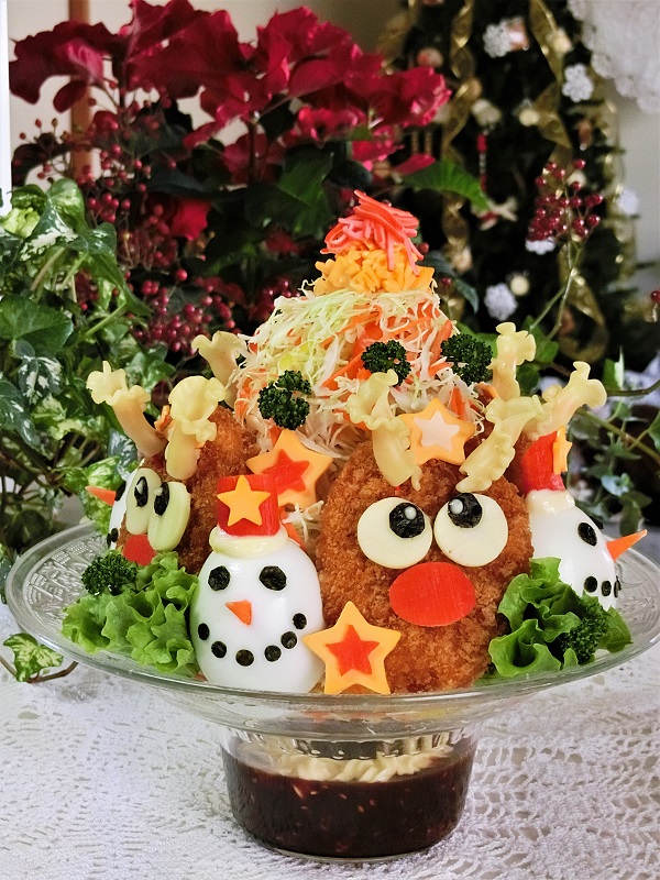 Bon Bon Art Cooking 簡単クリスマスレシピ 1 かわいいサラダレシピを2つ