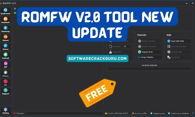 Download RomFW Tool v2.0 - Added Apple Update -2023 [FREE]