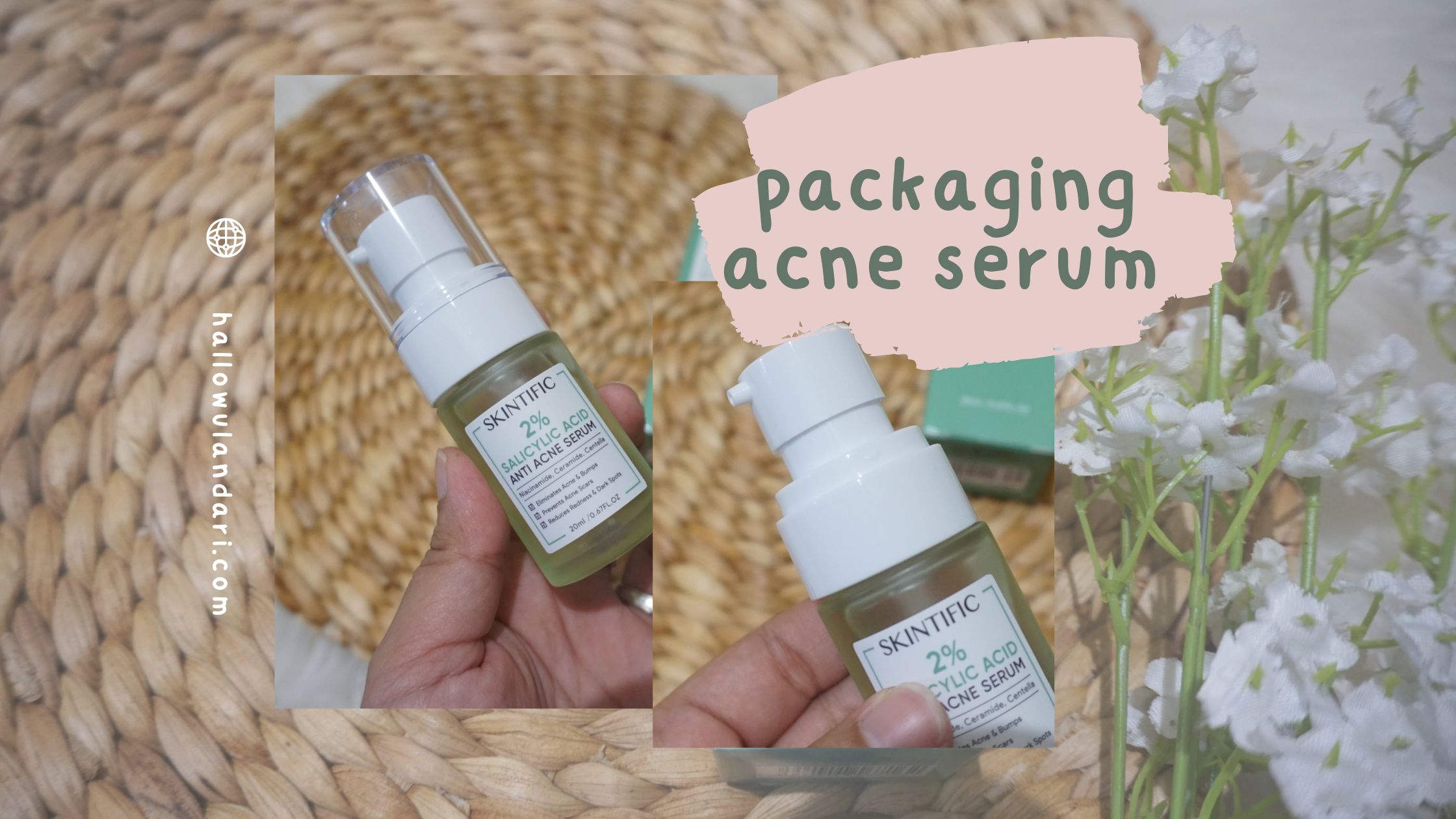 Packaging Anti Acne Serum Skintific
