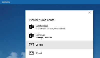 Como usar o Google Calendário no Windows 10