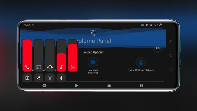 Volume Panel Pro Customization apps for android