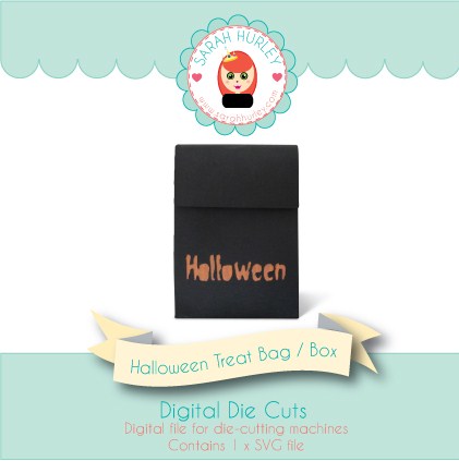 Download Sarah Hurley Blog: Halloween Treat Bag / Box - Free SVG File!