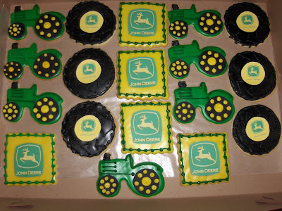 Happy Birthday, John Deere! These John Deere themed cookies were created for 