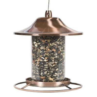 Perky-Pet Copper Panorama Cardinal Bird Feeder