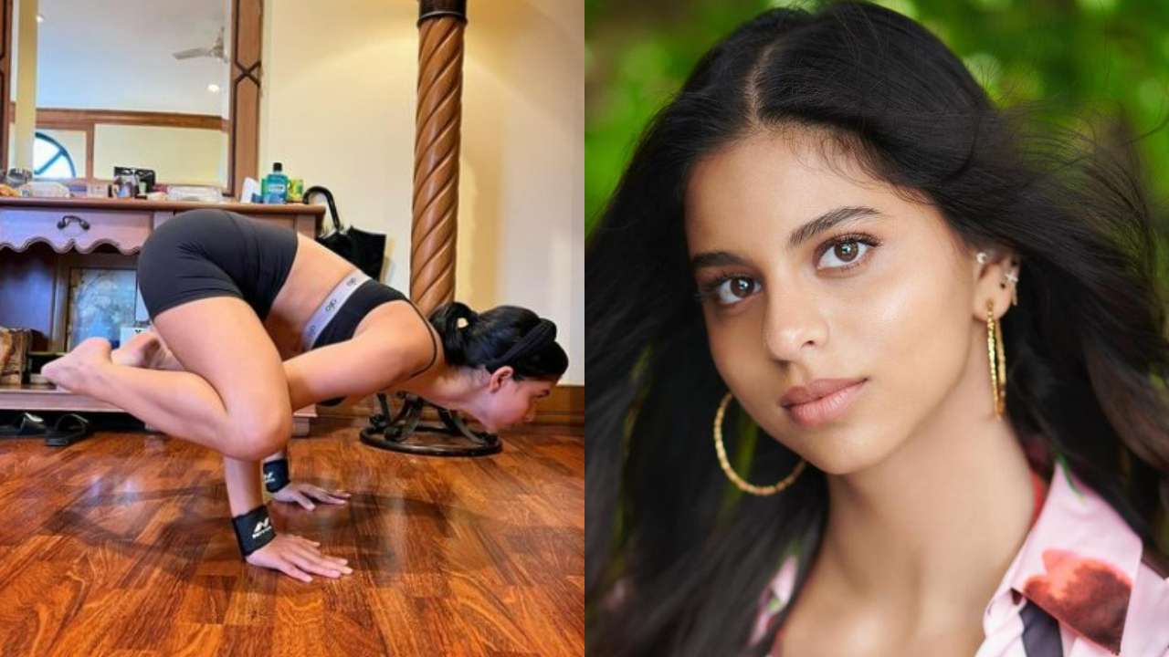 Star Actors: The Archies star Suhana Khan performs yoga asana to perfection, pictures goes viral