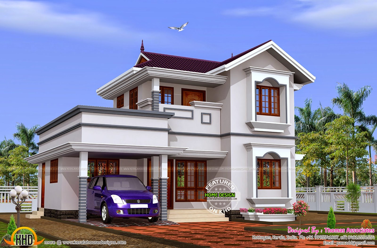 Kerala Low Budget  House  Plans  With Photos Free Modern Design