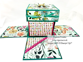 Nigezza Creates, InspireINK May Blog Hop:Stampin' Up!  Retiring Favourites, Share What You Love Exploding Cube Mini Album