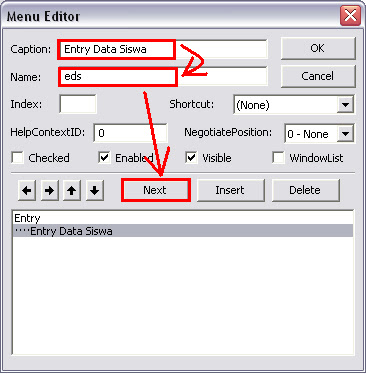 Cara Membuat Program Menu Utama Dengan Menu Editor Pada Visual Basic 6.0