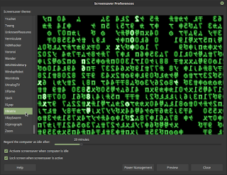 Setting Screen Saver di Linux Mint