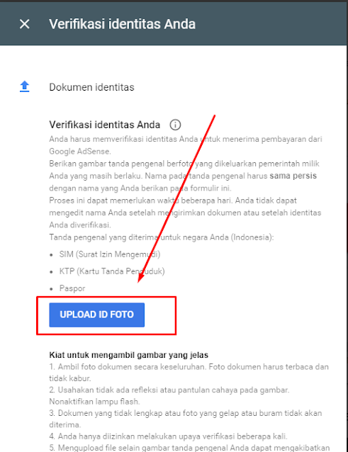 Memverifikasinya Akun Google Adsense