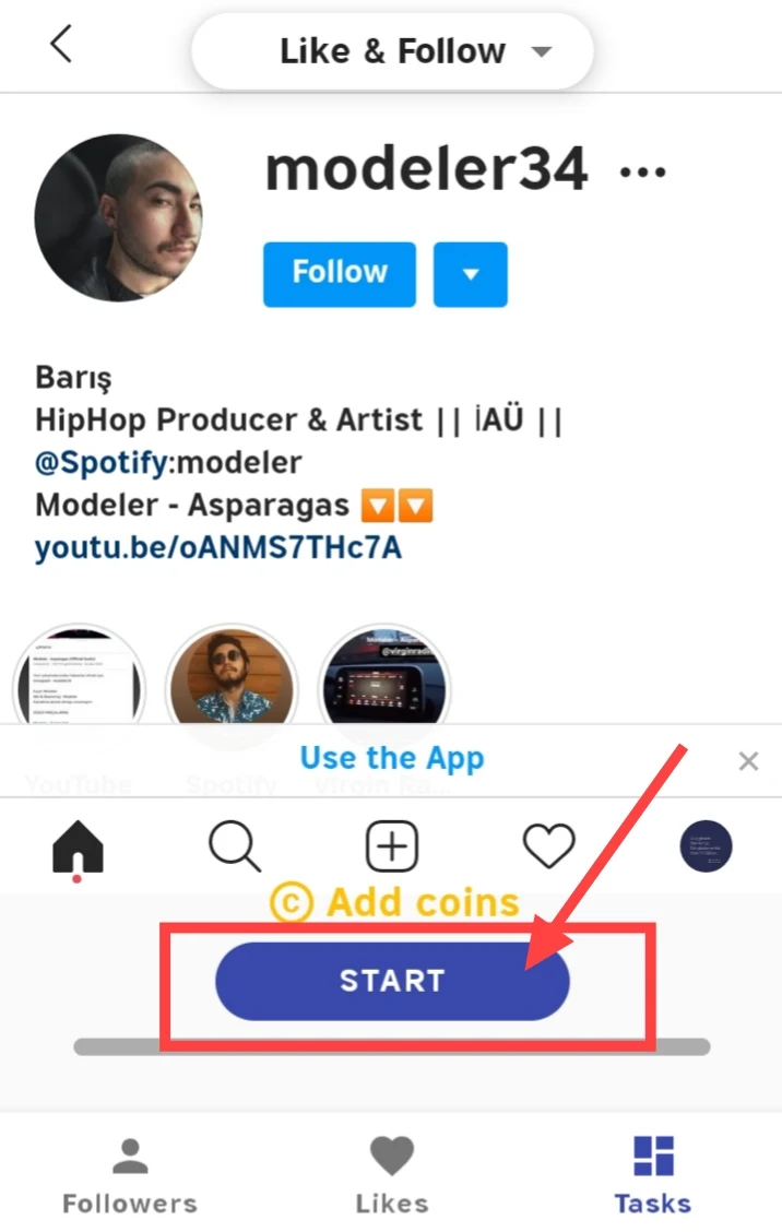 How To Get Real Followers on Instagram With TopFollow App - How to use top follow app