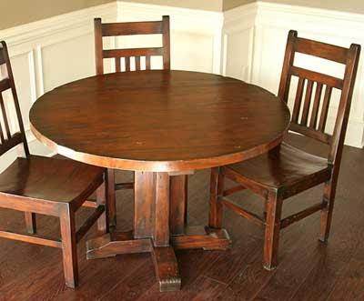 Woodwork Wood Round Dining Table Plans PDF Plans
