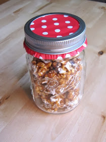 canning jar cover with cupcake liner