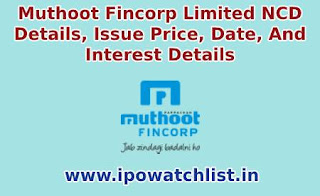 muthoot fincorp ncd details