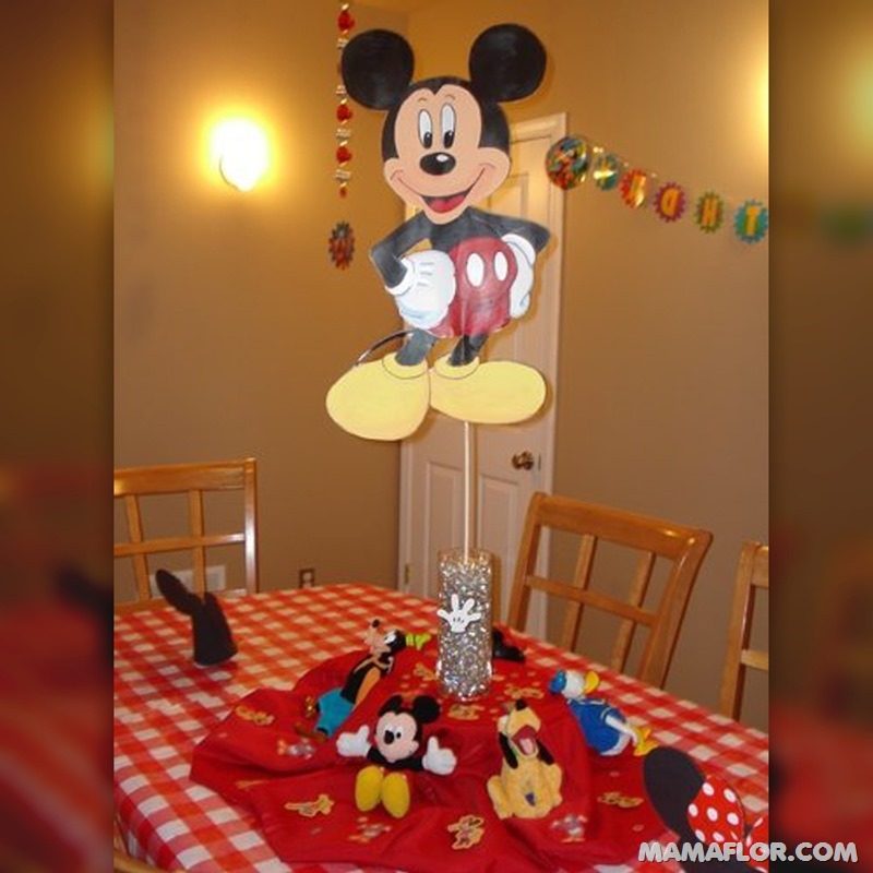 centro de mesa mickey y minnie mouse - 32