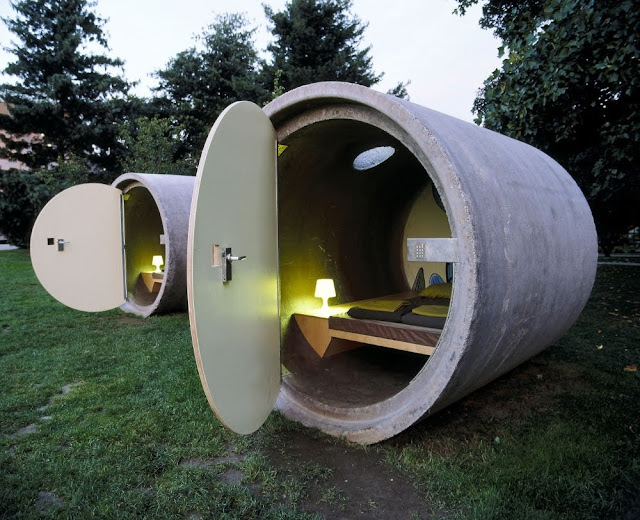 Unusual Hotel - Drain Pipe Hotel