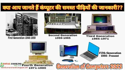 क्या आप जानते हैं कंप्यूटर की समस्त पीढ़ियों की जानकारी ?? | Generation of Computers in Hindi 2022