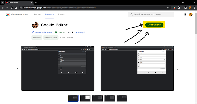 Step 1: Install Cookies Editor