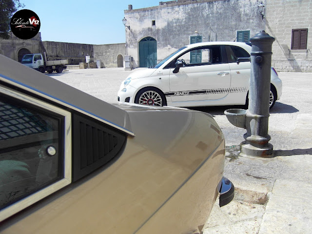 salento v12 lancia beta coupé e 500 abarth acaya