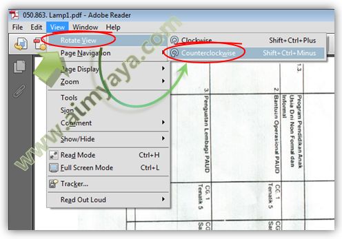 PDF sudah menjadi format yang paling sering dipakai untuk dokumen online Ahli Matematika Cara Memutar/Rotasi Halaman PDF di Adobe Reader