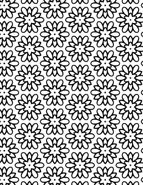 Flower Medallion Free Printable Adult Coloring Page  Grab This Pretty Flower  Coloring Sheet If You
